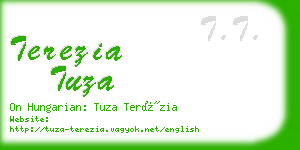 terezia tuza business card